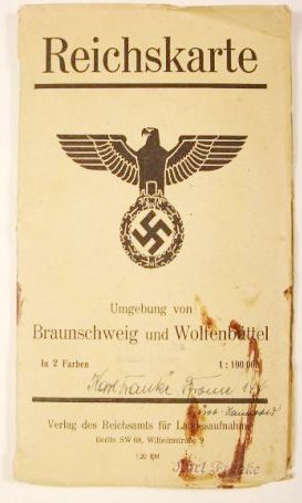 NSDAP/ Mapa Politico de 1937